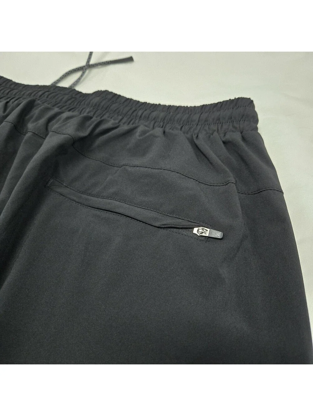 EUC Size MED Men's ASRV DSG-0494 Ultralight Black Track Pants Reflective Joggers